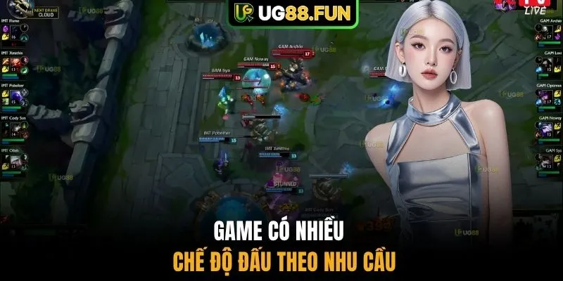 Game có nhiều chế độ đấu theo nhu cầu