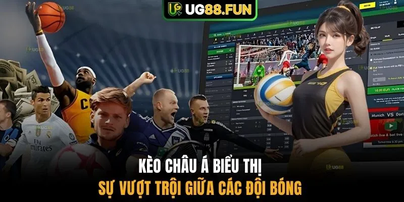 Kèo châu Á biểu thị sự vượt trội giữa các đội bóng