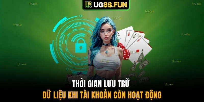 Thời gian lưu trữ dữ liệu khi tài khoản còn hoạt động