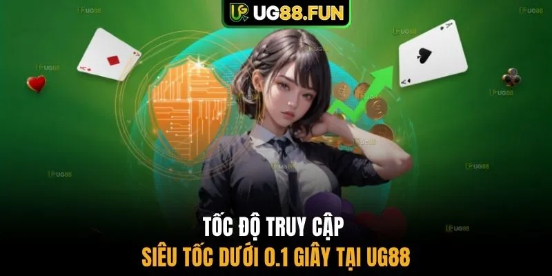 Tốc độ truy cập siêu tốc dưới 0.1 giây tại UG88