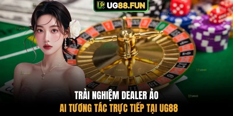 Trải nghiệm Dealer ảo AI tương tác trực tiếp tại UG88